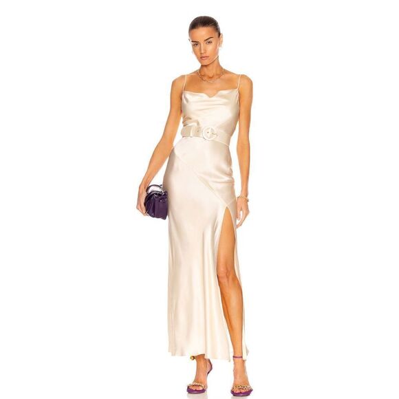 ‎NICHOLAS x REVOLVE Simone Dress in Milk - Picture 1 of 11